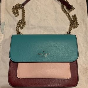 Kate Spade leather multi-colored bag